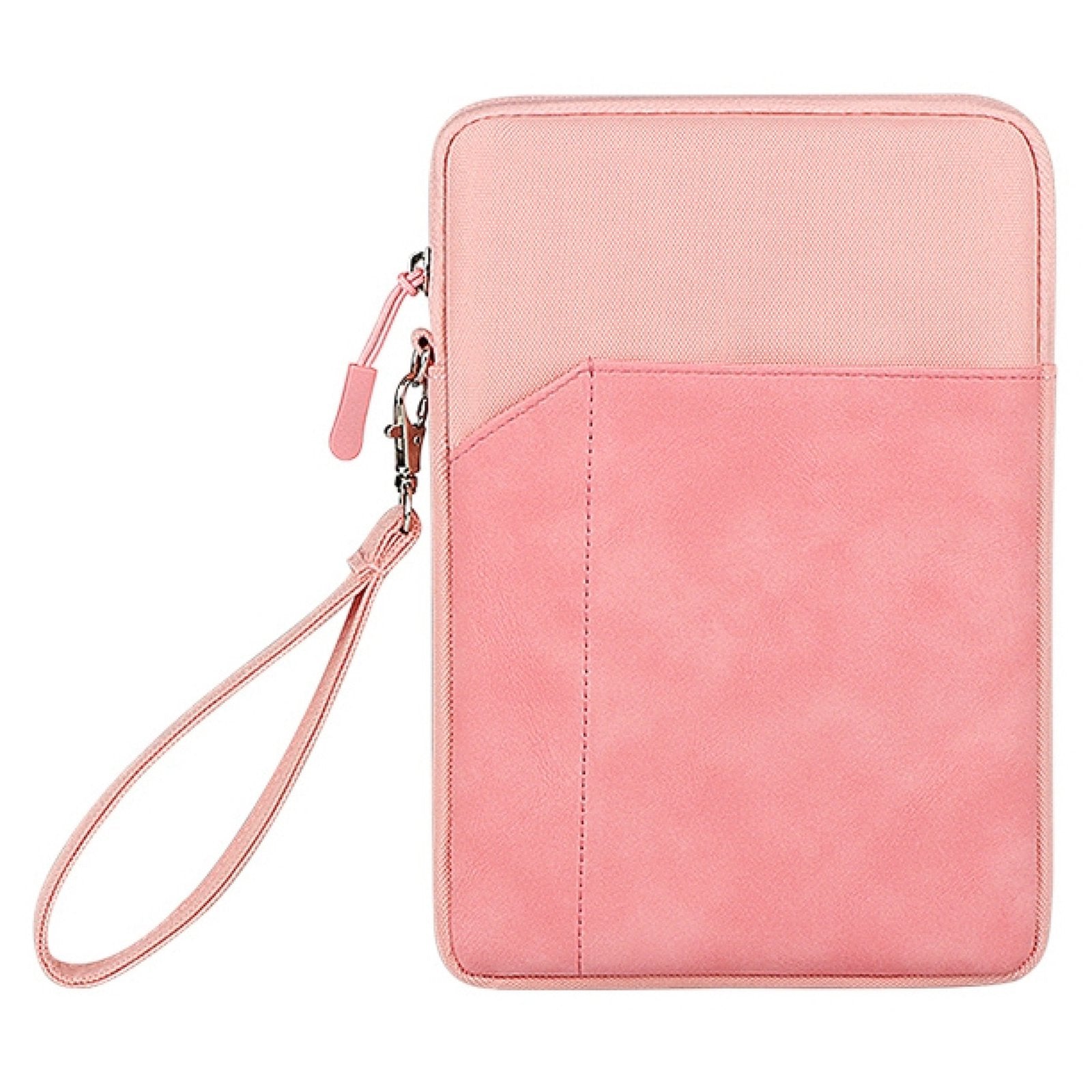 Uniqkart HWL7018 Zippered Carry Case for iPad 9.7-11 inch Scratch-Proof Tablets Sleeve Bag with Strap - Pink Uniqkart HWL7018 Zippered Carry Case for iPad 9.7-11 inch Scratch-Proof Tablets Sleeve Bag with Strap - Pink